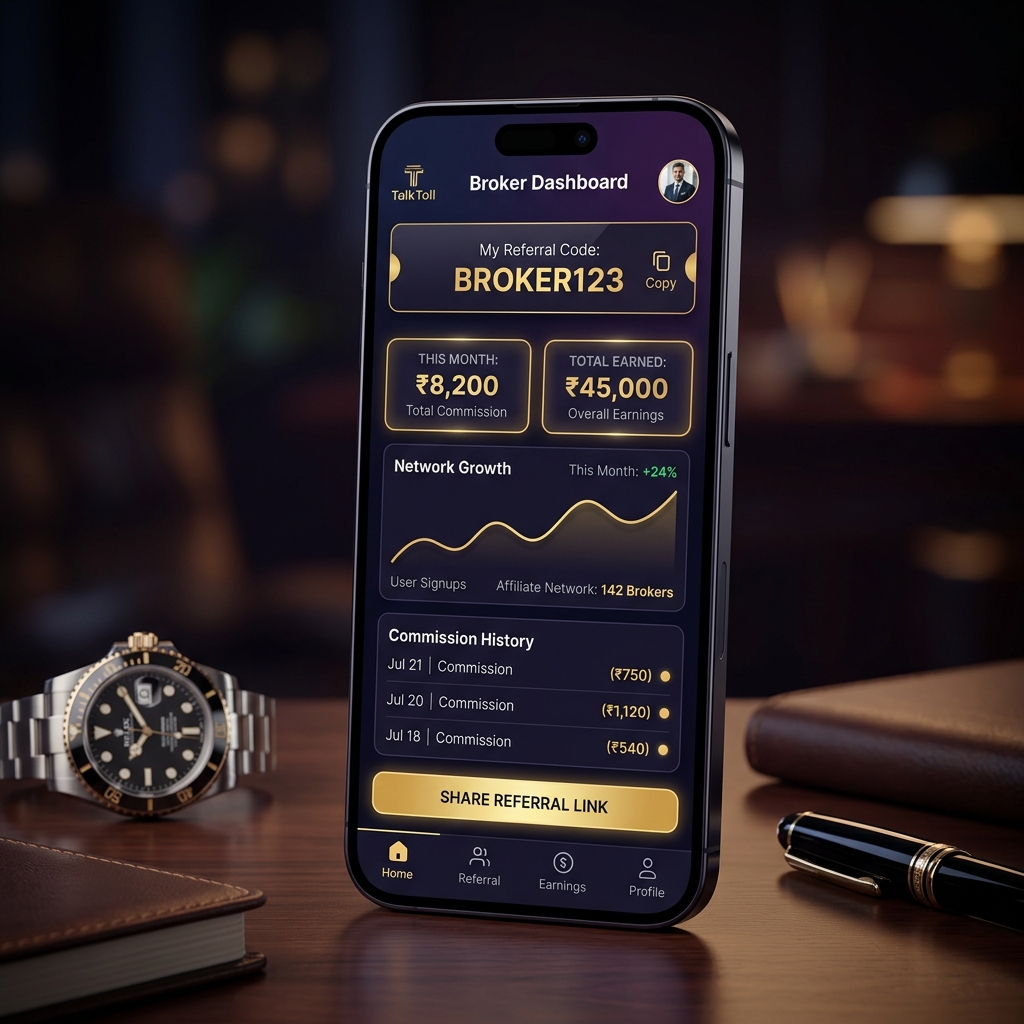 Talk Toll Broker App