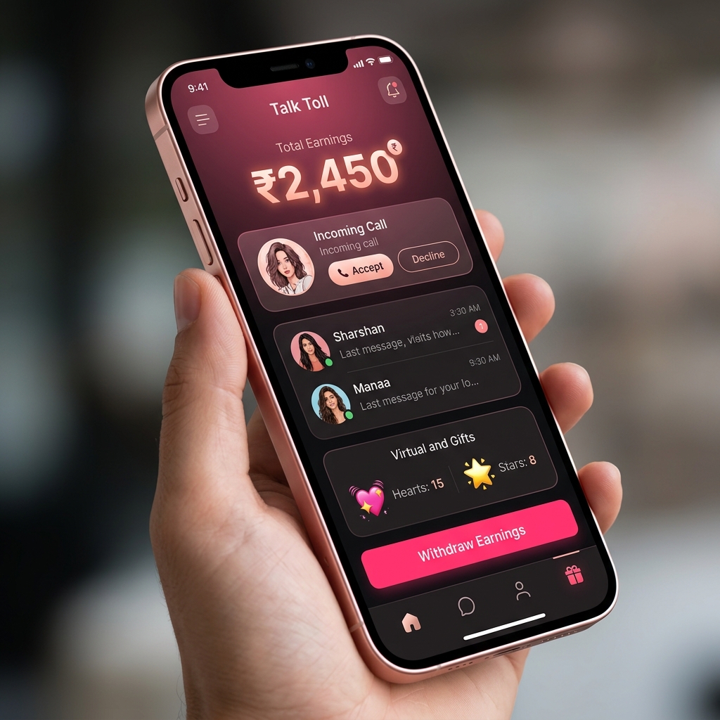 Talk Toll Pink App